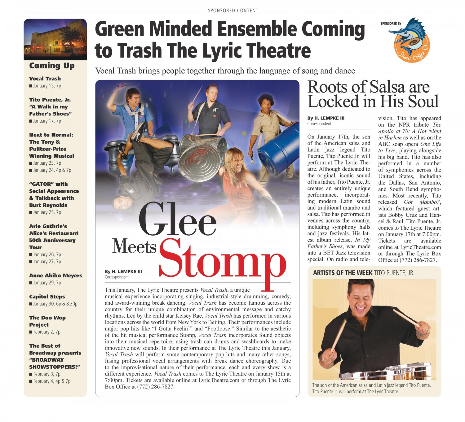 Music with a MessageNews The Lyric Theatre